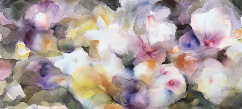 Floral Burst Landscape