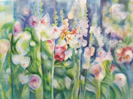Hollyhocks 2