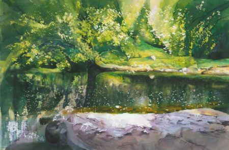 Shady Riverbank
