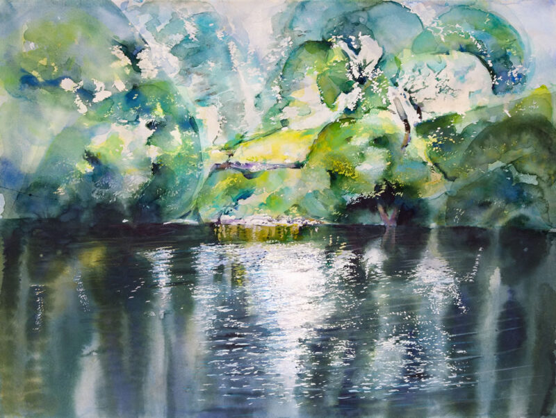 The Wharfe at Burnsall